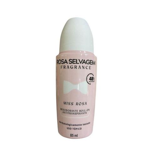 Kit c/4 Unidades de Desodorante Miss Rosa 85ml -  Rosa Selvagem