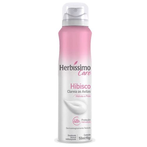 Kit c/4 Unidades de Desodorante Aerosol Herbissimo Care Hibisco Kit c/4 Unidades de Desodorante Aerosol Herbissimo Care Hibisco