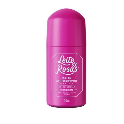 Kit c/9 Desodorante Rollon Leite De Rosas 50ml
