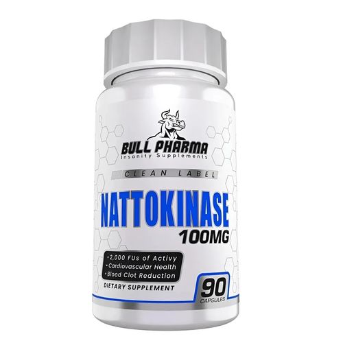 NATTOKINASE 100mg 90 CAPSULAS BULL PHARMA