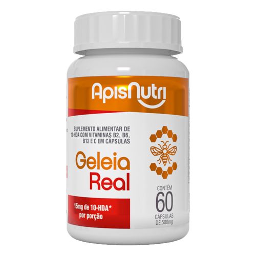 Geleia Real Apisnutri 60 Cápsulas