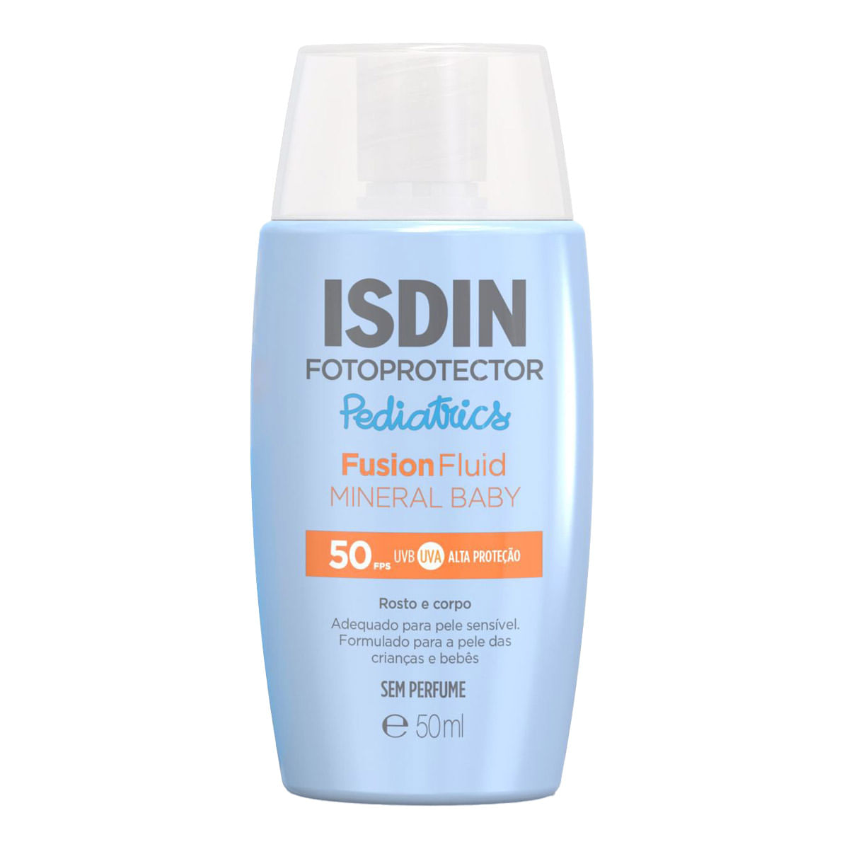 Protetor Solar Infantil Isdin FPS 50 Fusion Fluid Mineral Baby 50ml