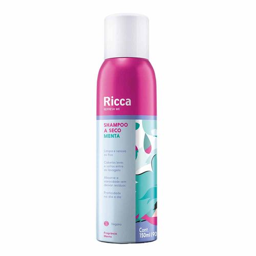 Shampoo A Seco Menta Ricca 150Ml Shampoo A Seco Menta Ricca 150Ml