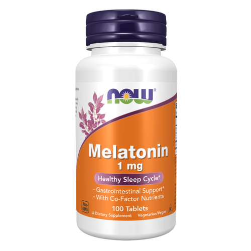 Melatonina 1mg 100 Tabletes NOW Foods Melatonina 1mg 100 Tabletes NOW Foods