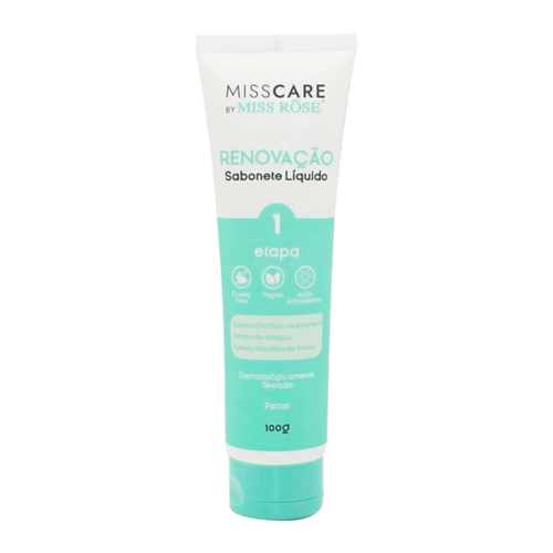 Sabonete Líquido Miss Rose Facial Renovação 100ml
