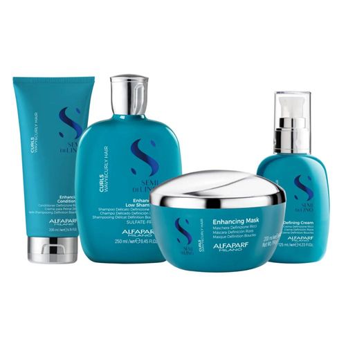Kit Alfaparf Semi di Lino Curls Home Care (4 Produtos) Kit Alfaparf Semi di Lino Curls Home Care (4 Produtos)
