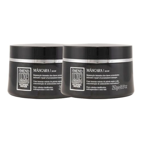 Kit 2 Mascara Amend Luxe Creations Hidratação