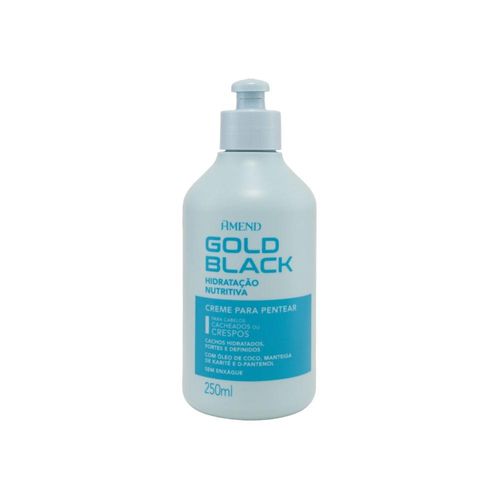 Creme Pentear Amend Gold Black Definidor Cachos 250 ml Creme Pentear Amend Gold Black Definidor Cachos 250 ml