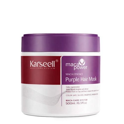 Karseell Maca Power Essence Purple Mask - Máscara Capilar 500ml 500ml