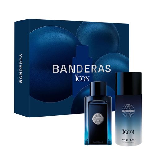 Kit Banderas The Icon Masculino - EDT 100ml - Deo 150ml NULO
