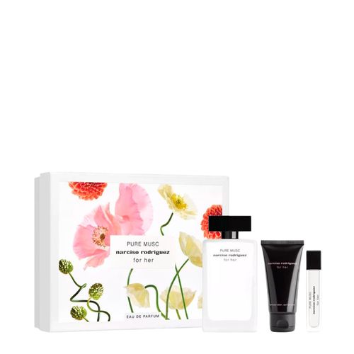 Kit Narciso Rodriguez Pure Musc Feminino - Eau de Parfum 100ml + 10ml + Body Lotion 50ml Kit