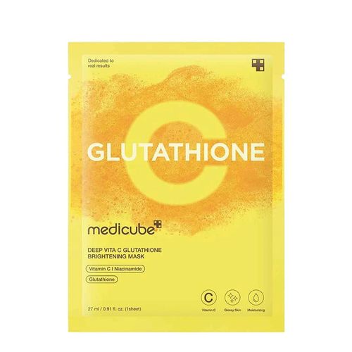 Medicube Deep Vita C Glutathione Brightening Mask - Máscara Facial 27ml 27ml