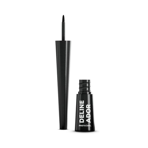Delineador de Olhos Líquido Expressão Facial Make Up 3ml