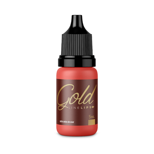 Pigmento MagColor Gold Line Lips para Lábios - Coral Pigmento MagColor Gold Line Lips para Lábios - Coral