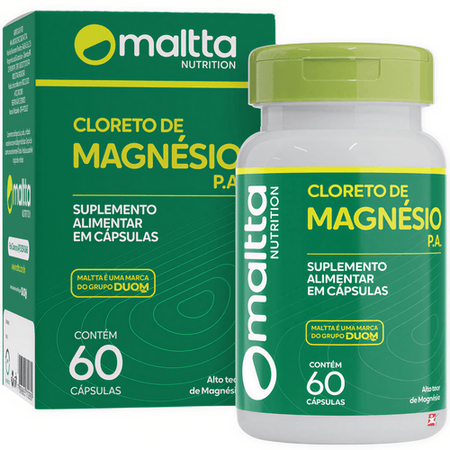 CLORETO DE MAGNÉSIO P.A CONCENTRADO 60 CÁPSULAS - MALTTA NUTRITION