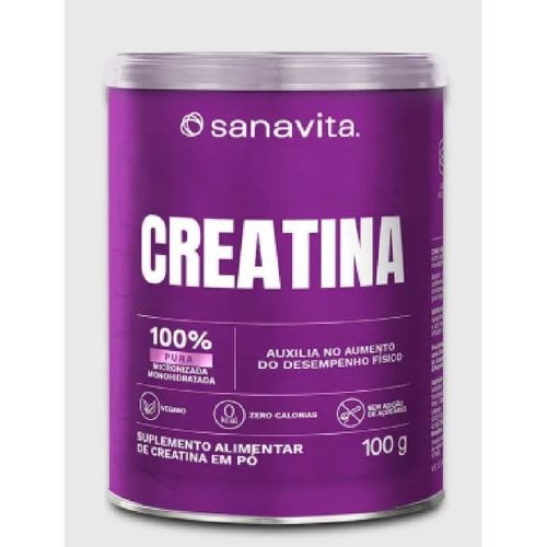 Creatina Micronizada Monohidratada Sanavita 100g