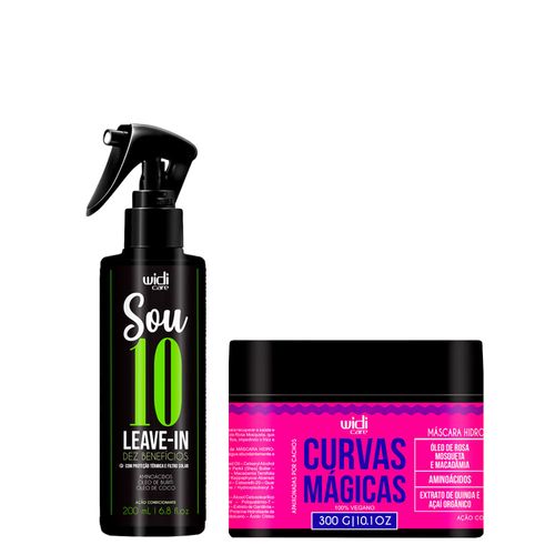 Kit Widi Care Curvas Mágicas Máscara 300g + Leave-In Sou 10 200ml Kit Kit Widi Care Curvas Mágicas Máscara 300g + Leave-In Sou 10 200ml Kit