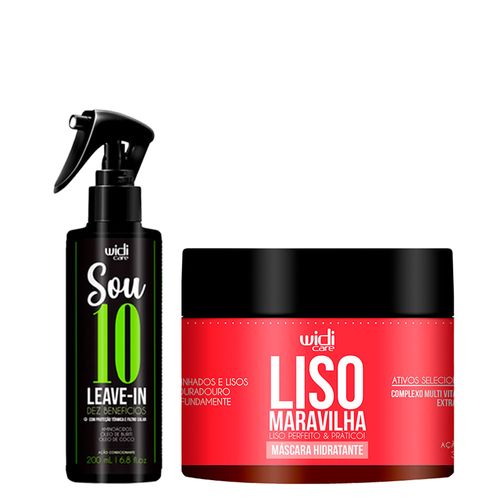 Kit Widi Care Liso Maravilha Máscara 300g + Leave-In Sou 10 200ml Kit