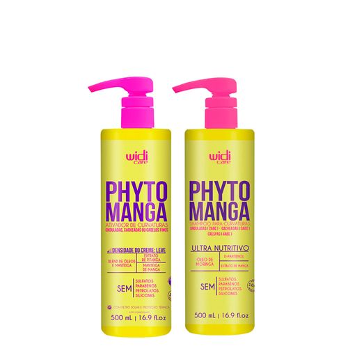 Kit Widi Care Curvaturas Phytomanga Shampoo 500ml + Ativador de Curvaturas 500ml Kit Kit Widi Care Curvaturas Phytomanga Shampoo 500ml + Ativador de Curvaturas 500ml Kit
