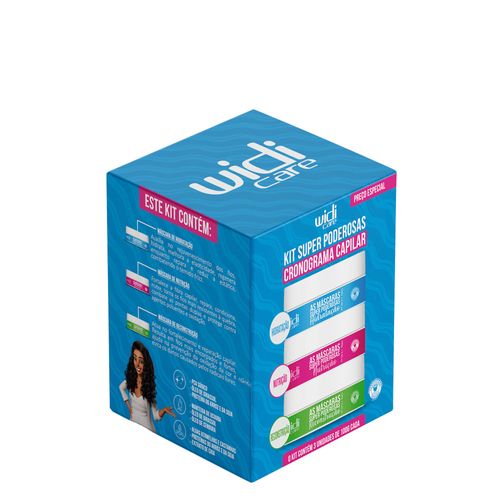 Kit Widi Care Super Poderosas Cronograma Capilar 300g 300 g Kit Widi Care Super Poderosas Cronograma Capilar 300g 300 g