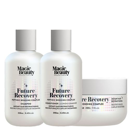 Kit Magic Beauty Future Recovery - Shampoo 250ml + Condicionador 250ml + Máscara 200g Kit Kit Magic Beauty Future Recovery - Shampoo 250ml + Condicionador 250ml + Máscara 200g Kit
