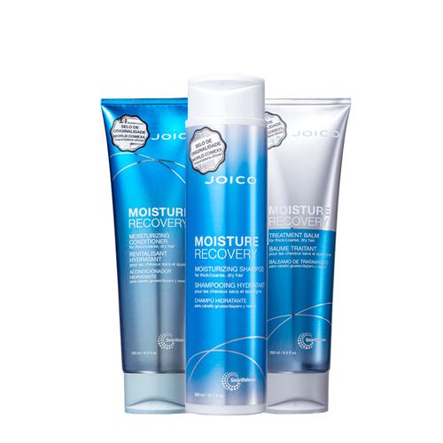 Kit Joico Moisture Recovery - Shampoo 300ml + Condicionador 250ml + Máscara 250ml Kit
