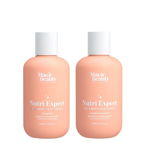 Kit Magic Beauty Nutri Expert Vitamin Nectar - Shampoo 250ml + Condicionador 250ml Kit Kit Magic Beauty Nutri Expert Vitamin Nectar - Shampoo 250ml + Condicionador 250ml Kit