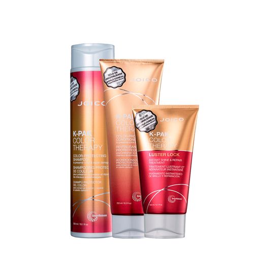Kit Joico K-Pak Color Therapy - Shampoo 300ml + Condicionador 250ml + Máscara 150ml Kit Kit Joico K-Pak Color Therapy - Shampoo 300ml + Condicionador 250ml + Máscara 150ml Kit