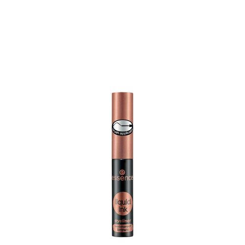 Delineador Liquído à Prova D' Água Ink Essence Marrom 3ml 3ml Delineador Liquído à Prova D' Água Ink Essence Marrom 3ml 3ml