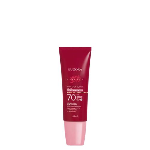 Protetor Solar Facial Antioleosidade Eudora Niina Skin Fps 70 40ml FPS 70 Protetor Solar Facial Antioleosidade Eudora Niina Skin Fps 70 40ml FPS 70