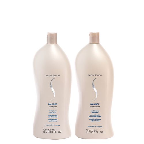 Kit Senscience Balance - Shampoo 1000ml + Condicionador 1000ml Kit