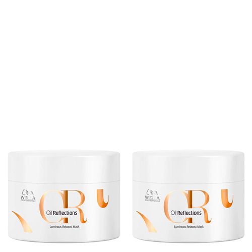 Kit Wella Professionals Oil Reflections Máscara de Brilho 150ml - 2 Unidades Kit Kit Wella Professionals Oil Reflections Máscara de Brilho 150ml - 2 Unidades Kit