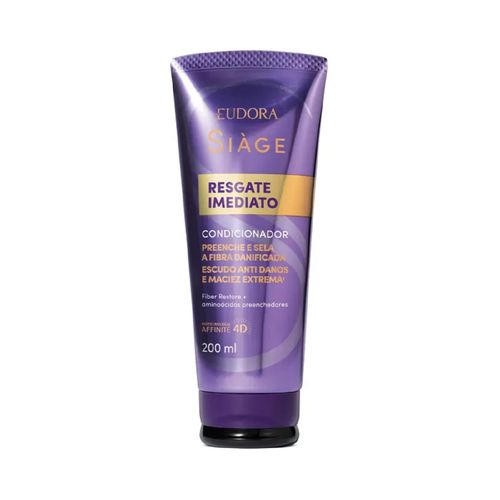 Eudora Siàge Resgate Imediato - Condicionador 200ml Eudora Siàge Resgate Imediato - Condicionador 200ml