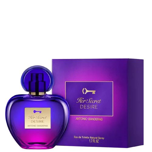 Her Secret Desire Banderas Eau de Toilette - Perfume Feminino 80ml Her Secret Desire Banderas Eau de Toilette - Perfume Feminino 80ml