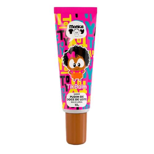 Tik Balm Monica Toy Pudim Doce de Leite - Balm Labial 10g Tik Balm Monica Toy Pudim Doce de Leite - Balm Labial 10g