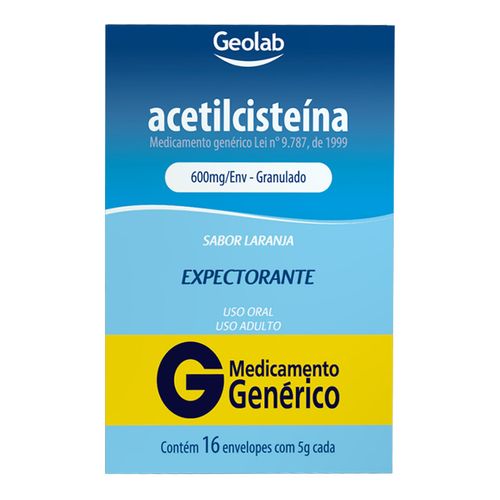 927015---Acetilcisteina-600mg-Generico-Geolab-16-Envelopes-com-5g-Cada-1 927015---Acetilcisteina-600mg-Generico-Geolab-16-Envelopes-com-5g-Cada-1