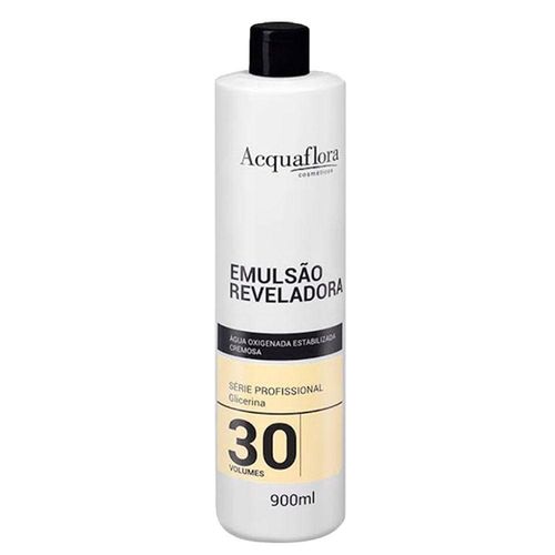 Agua Oxigenada 30 Vol Acquaflora 900ml