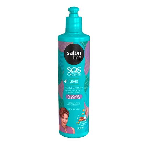 Ativador De Cachos S.O.S Cachos + Leves Salon Line 300ml
