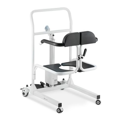 Cadeira de Transferência Multiuso com Elevação Eletrônica até 135 Kg Assento 48,5 cm D80 Dellamed