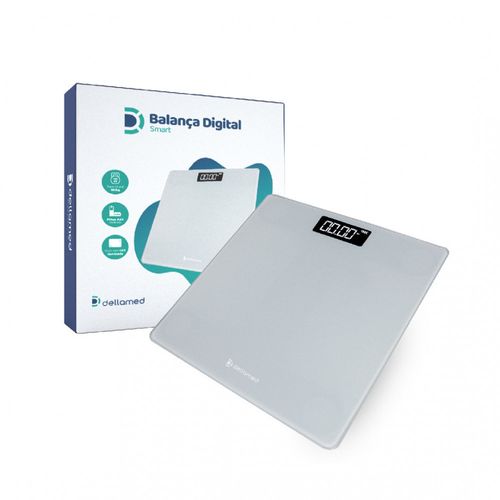 Balança Digital Smart Corporal Tela em LED até 180 Kg Dellamed Balança Digital Smart Corporal Tela em LED até 180 Kg Dellamed