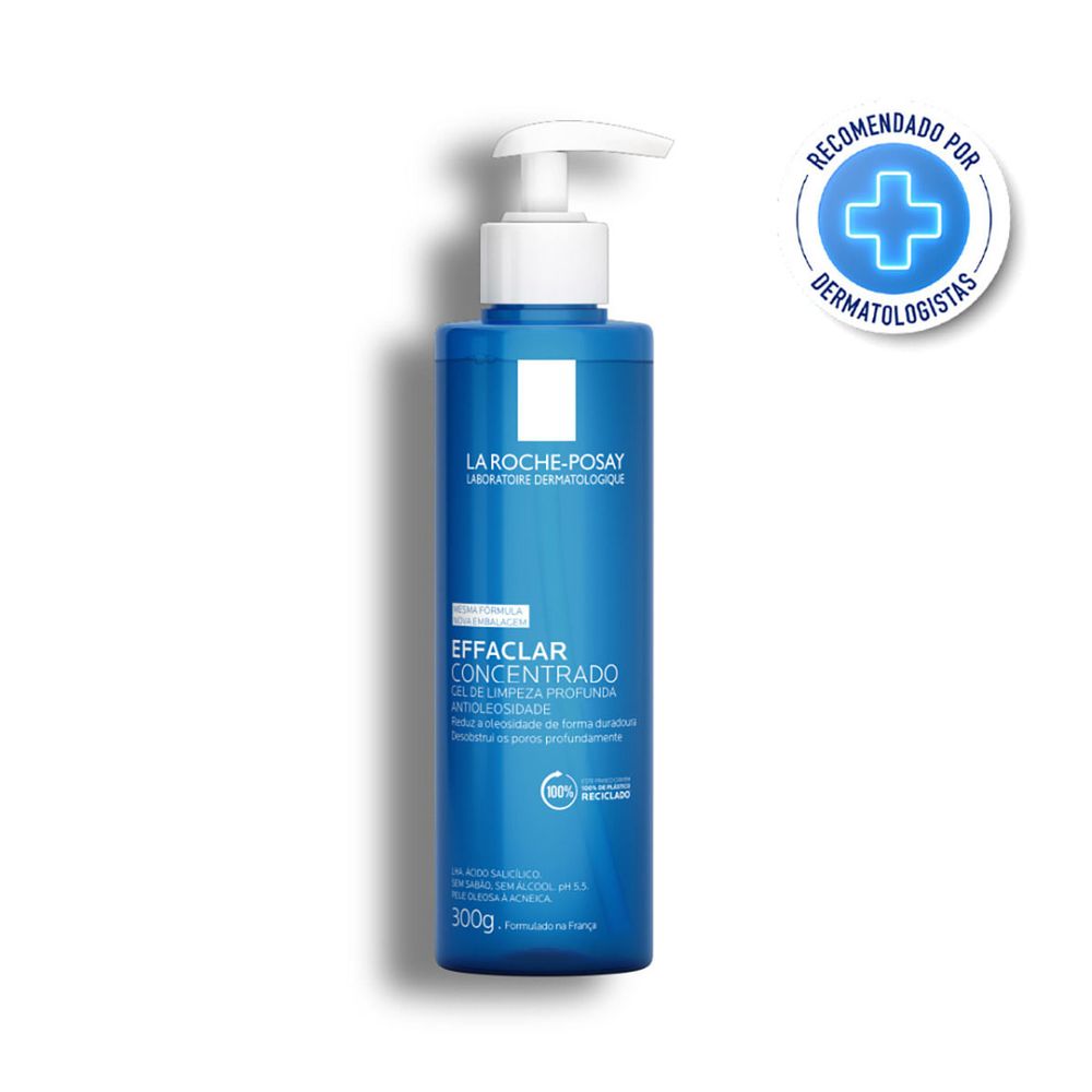 Gel de Limpeza Facial La Roche-Posay Effaclar Concentrado 300g