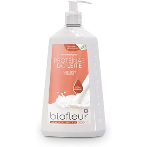 Biofleur Sabonete Líquido 1L Hid. Prot Do Leite