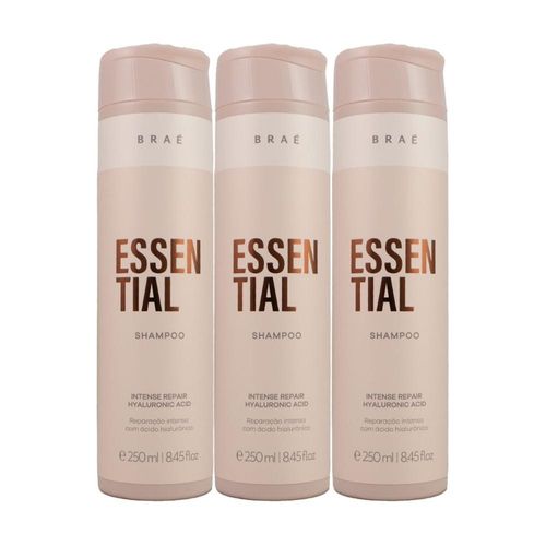 Kit Braé Essential 3 Shampoo 250 ml Kit Braé Essential 3 Shampoo 250 ml