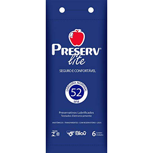 Preservativo Preserv Lite com 6 Unidades