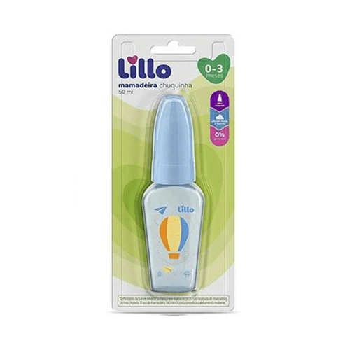 Mamadeira Miniform Primeiros Passos Azul 120ml