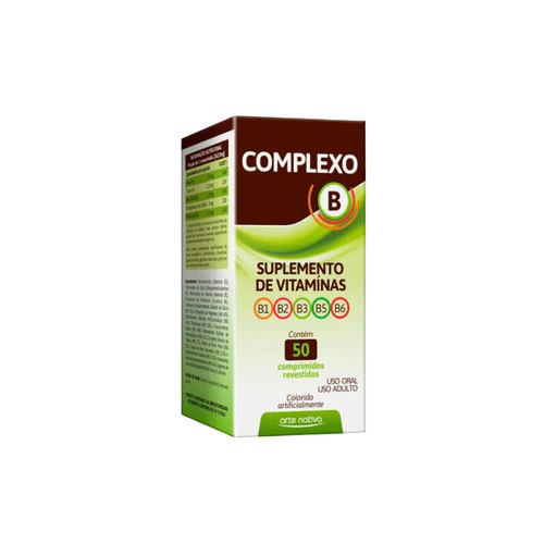 Complexo B 50 Comprimidos Arte Nativa Complexo B 50 Comprimidos Arte Nativa