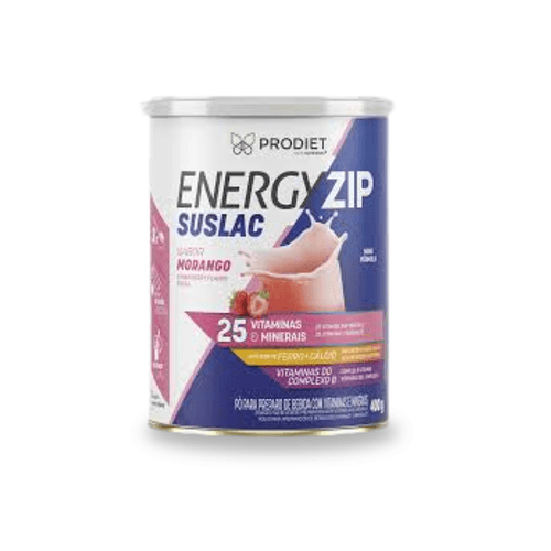 EnergyZip Suslac Morango 400g Pó Nutricional EnergyZip Suslac Morango 400g Pó Nutricional