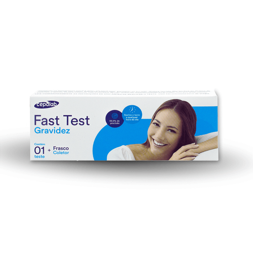 Fast Test Gravidez para Diagnóstico hCG Cepalab