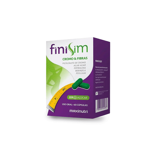 Finisim Cromo & Fibras 60 cápsulas Maxinutri