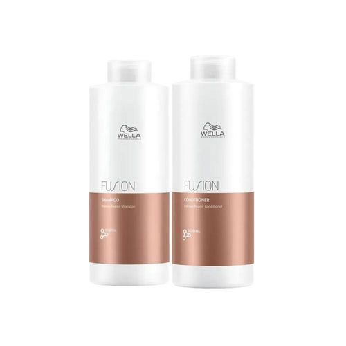 Kit Wella Fusion Shampoo + Condicionador 1 Litro